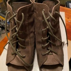 Jessica Simpson open-toe booties